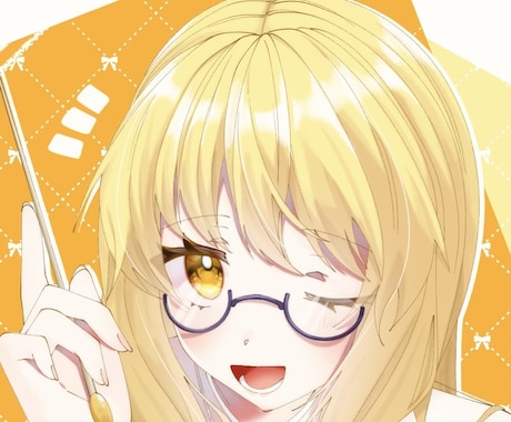 可愛い女の子のアイコンを描きます イメージ1