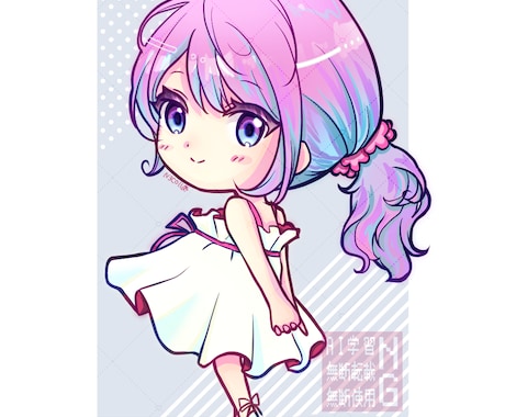 デフォルメ・SDキャラアイコン描きます アニメ塗りで可愛いイラストをお描きします！ イメージ1