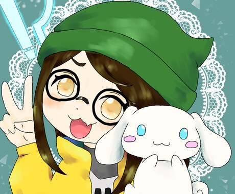 かわいいイラスト描きます 無料修正無制限ですのでより希望に近いイラストができます！ イメージ2