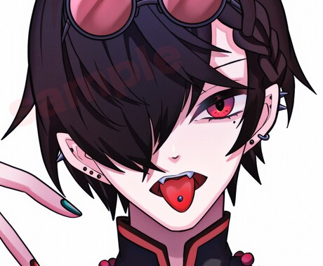 Vtuber、IRIAM等の立ち絵描きます キャラクターデザインの際の修正回数無制限で承ります！ イメージ1