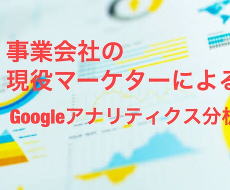 Googleアナリティクスでサイトを分析いたします 事業会社のマーケター視点で重要ポイントを洗い出し！ イメージ1