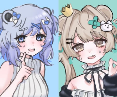 格安でかわいいイラスト・アイコン描きます その子らしさ、ぎゅっと詰め込みます。 イメージ1