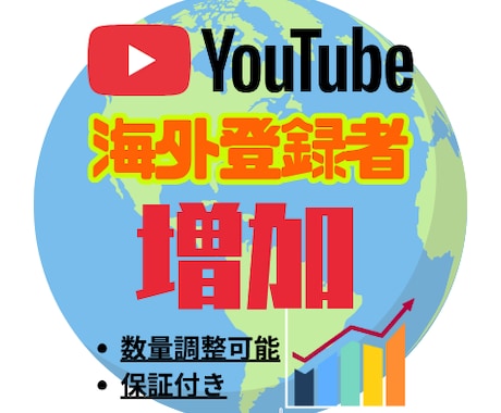 YouTube 海外アカウントで登録者拡散させます 10月限定最安価格!!リアルユーザーでの200人登録拡散‼ イメージ1