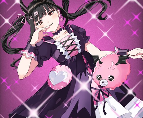 オリジナル、ボカロジャケットイラストお描きします インパクトのあるイラストで楽曲のイメージを再現！ イメージ2