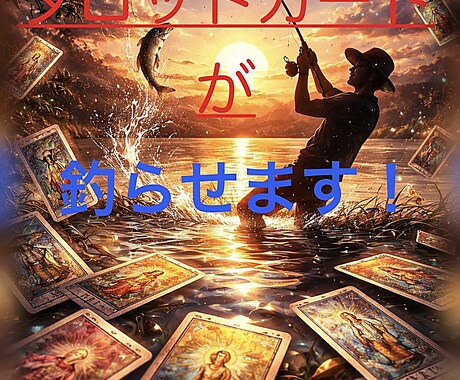 タロットカードを使って釣らせます 週末の釣行予定　釣れるかな　気になりません？でももう大丈夫！ イメージ1