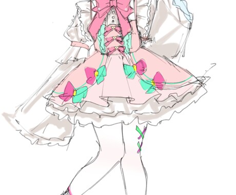 イラスト頑張って描きます 女の子やや得意です。男の子も頑張ったらいけます！ イメージ2