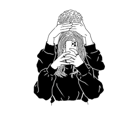 思い出の写真をイラストにします カップルの記念日やお子様のお誕生日など思い出の日をイラストに イメージ2