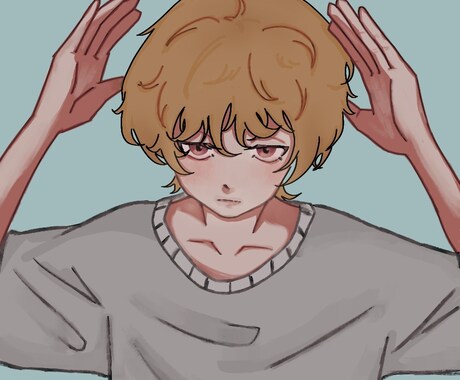 創作イラスト、アイコンなどなどのイラストを描きます 少し可愛めのある絵柄であなた専用の絵をお届けします！！！！！ イメージ2