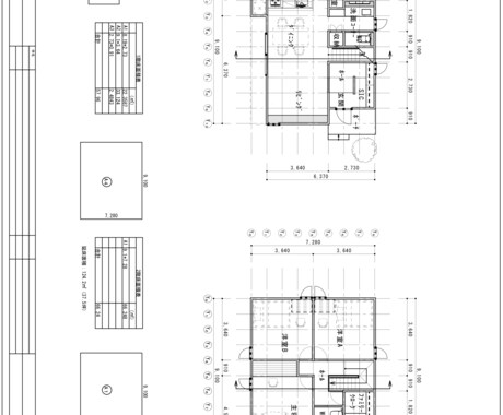 手書き図面をJWWCADで作成します 『木造住宅』JW-CADで作成いたします イメージ1