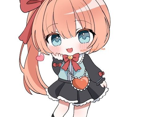 アイコンや立ち絵等に使えるミニキャラを描きます イメージ1