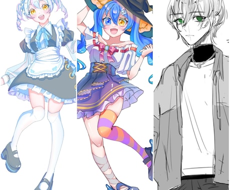 幼女から青年まで！目を惹くイラスト描きます 貴方のご要望通りの素敵なキャラ・イラスト描き上げます イメージ2