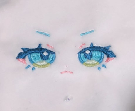 ぬいぐるみの刺繍をします ぬいぐるみをつくりたいけど刺繍が苦手な方へ イメージ2