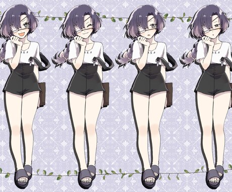 TRPG／配信／ゲーム用の立ち絵描きます ダークでニッチなキャラクターの立ち絵が欲しい方へ イメージ1