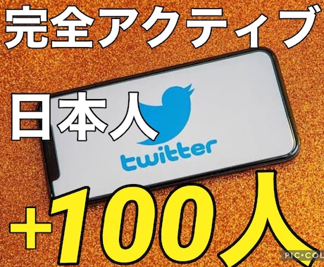 Twitterの日本人フォロワー100人増やします あなたを気に入った人だけがフォロー！ イメージ1