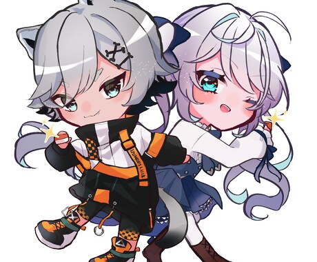 デフォルメイラスト描きます アイコン、サムネ用デフォルメイラスト作成します！ イメージ2