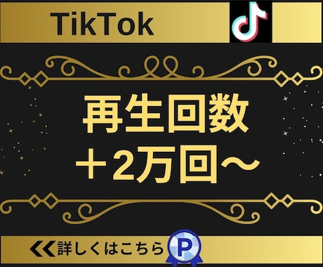 TikTokの再生回数2万回増やします 【実績3150件以上】TikTok再生回数増加／減少保証有り イメージ1