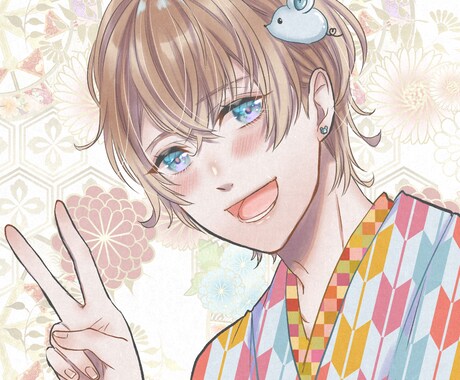 一枚イラスト・キャラクターイラストを制作します 繊細で表情豊かなキャラクターイラストを作成します イメージ2