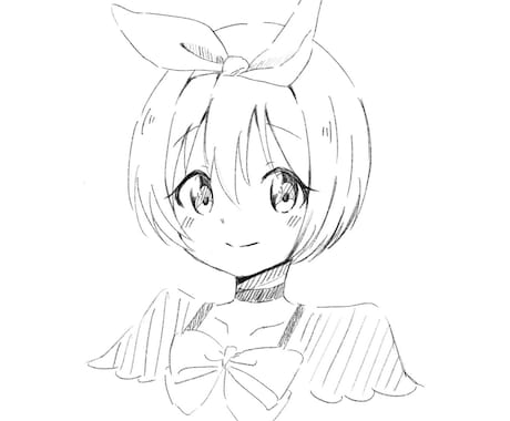 モノクロイラスト、アイコンお描きします シンプルでも可愛い推しの絵が欲しい方に！ イメージ2