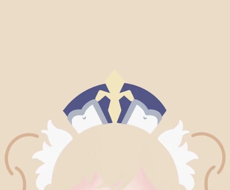 スマホのロック画面をシンプルに可愛く作成します 好きなキャラや自分のオリキャラをシンプルでかわいい壁紙に！ イメージ2