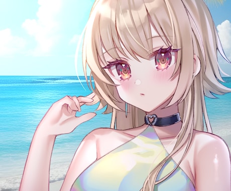 先着2名様限定／イラストオーダー承ります ※女性キャラ限定／アイコンから立ち絵まで承ります イメージ2