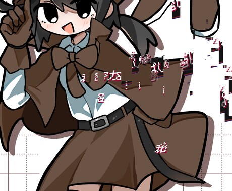 可愛い絵デフォルメの絵を書きます 彩度高め可愛いふんわりしたイラスト イメージ1