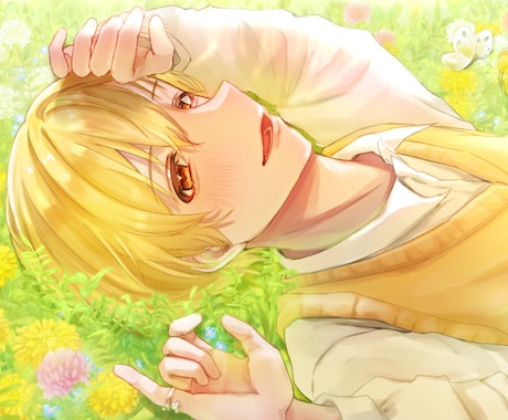 最短即日！かわいい男性・女性のイラスト描きます 温かみと透明感のあるイラストが欲しい方へ！ イメージ2