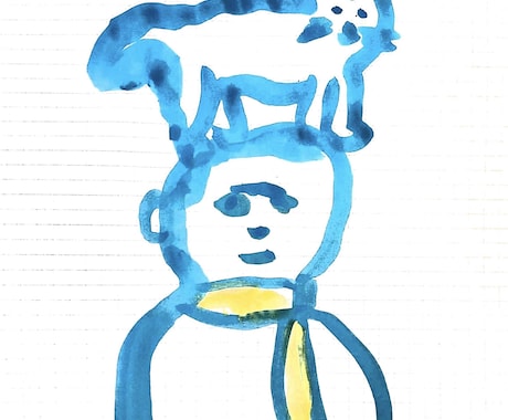 名前から描くゆるかわSNSアイコンかきます 細かい指定不要! 考えなくてOK! イメージ1