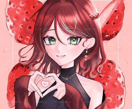 可愛いSNSアイコン制作いたします 可愛いイラストで親しみやすさを出します！病みかわも可能です！ イメージ2