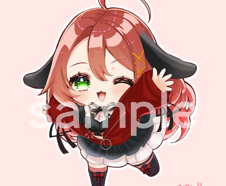 商用利用可能！ちびキャラ描きます グッズやSNSアイコンなどに！ イメージ2