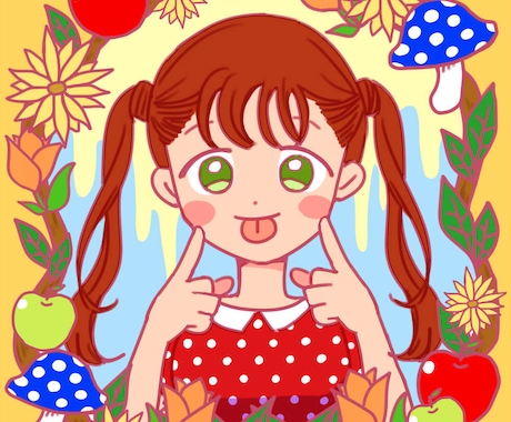 似顔絵、キャラクターアイコン、オリキャラ描きます イメージ1