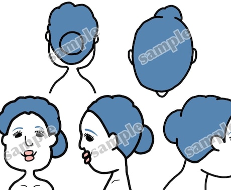 痒い所に手が届く!ゆるいイラスト素材を提供します 【商用可】webやLP、広告などにイラスト素材が欲しい方に◎ イメージ1