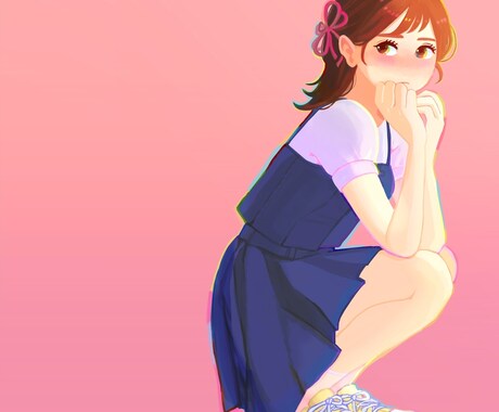 厚塗り×色彩豊か◎魅力的な女の子イラスト描きます サムネ・配信・装画・SNSアイコン・MV ・表紙などに イメージ2