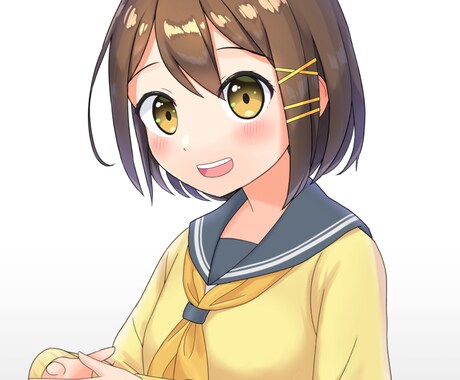 可愛い女の子のイラスト制作します 観賞用、立ち絵、アイコンやサムネイルに イメージ2