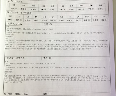 あなたの一生のバイオリズムを2枚提供します 自分自身の一生のバイオリズム(運)を知りたい人 イメージ2