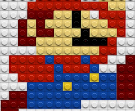 写真・ドット絵をピクセル大きめのレゴ風の画像に変換します！ イメージ1