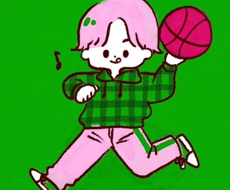 ゆるっとニュアンス似顔絵描きます ポップでゆる〜いイラストで似顔絵をお描きします！ イメージ2