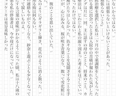 著作権譲渡可！あなたのご希望の小説制作します 漫画やゲームの原作に使用OK！純文学/ホラー/青春/恋愛等 イメージ2