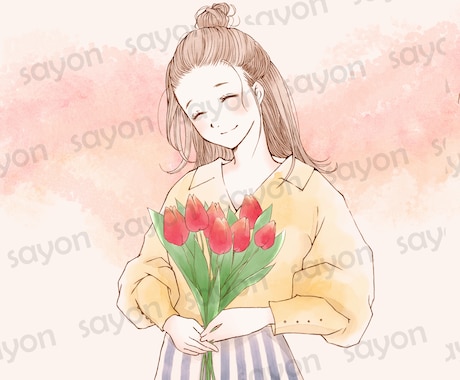 イラスト多数/完成品のイラストを販売しています ほのぼの・ほんわか一枚絵/アイコン・動画サムネなどに イメージ1