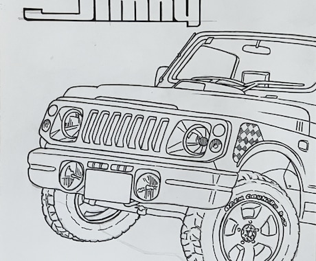 ご希望の車写真をイラストにします 愛車のイラストを手元に残そう！ イメージ2