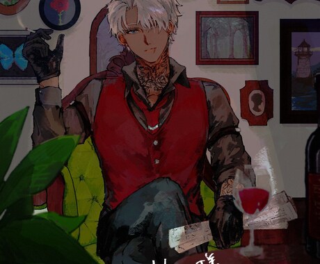 OCの一枚絵を描きます 自分のキャラの解像度を高めたい方へ イメージ2