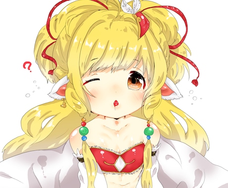 一枚イラスト・同人誌表紙・柔らかい女の子を描きます やわらかくぷにぷにした女の子のかわいいイラストを！ イメージ1