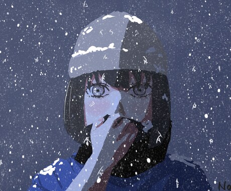 イラスト（一枚絵）を作成します 背景と人物のあるイラストを作成します イメージ2