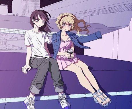 しっかり動く手描きアニメーション制作します 待機画面などに使えるアニメをアニメーターが制作します イメージ1
