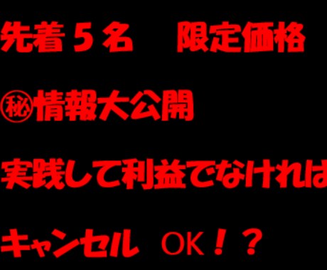 実践して利益なければキャンセルOK！稼ぎ方教えます 5名販売ごとに値上げしていきます！ココナラの実績ないため最安 イメージ1