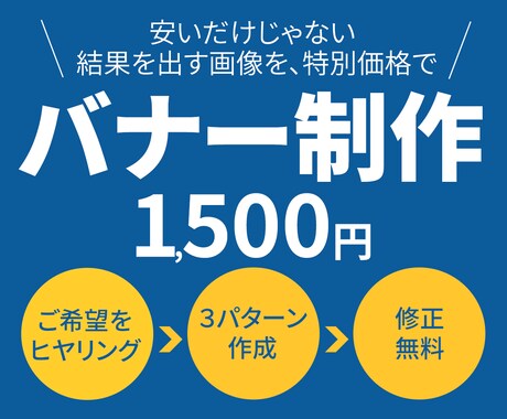 的確なwebバナーデザインを格安で作成します 伝えたい想いを、テキカクにカタチに。 イメージ1