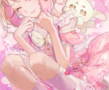 ７日で､イラストを制作します 厚塗り風からアニメ塗りまで！納品まで７日☑️商用利用可⭕️ イメージ2