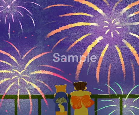 絵本テイストで暖かみのあるイラスト描きます 装画、挿絵、動画サムネなど、同人使用も可能！ イメージ1