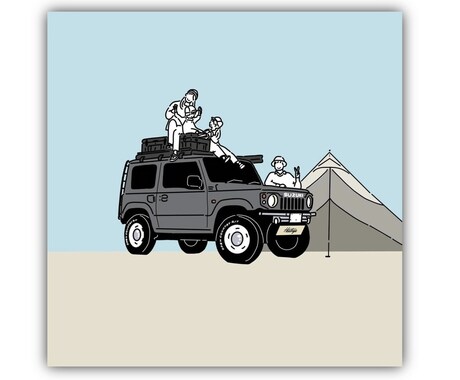 写真を元に家族や子供の思い出を線画イラストにします おうちに飾ったりプレゼントに アイコン/グッズ作成にも イメージ2