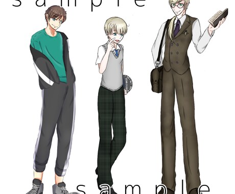 全身立ち絵作成します TRPGなどで使える立ち絵をアイビスで描かせていだきます。 イメージ1