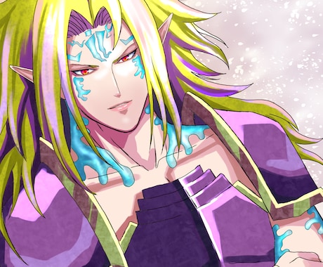 美形男性・ファンタジーアイコン制作します イメージ1